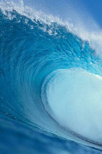 iPhone HD Wallpaper Blue Waves Underwater