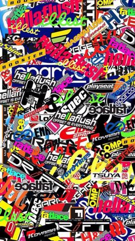 Wallpaper Stickers Sticker Bomb And Image Amp