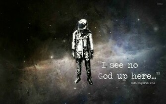 Yuri Gagarin Wallpaper Typography