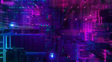 3d Abstract Wallpaper Background Awesome Tech