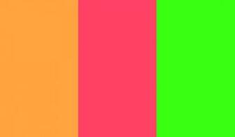 Solid Neon Green Wallpaper And Three
