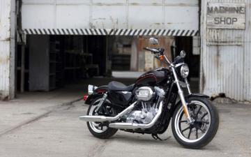 Black Harley Davidson Sportster Wallpaper Motorcycle