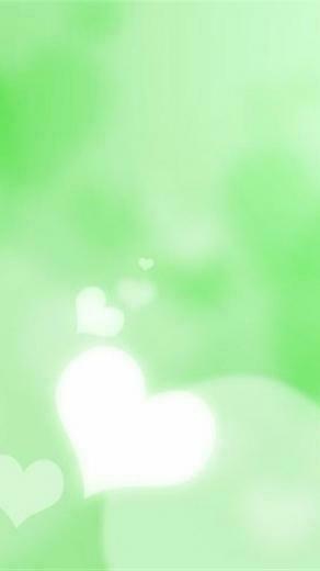 Cute Heart Wallpaper For iPhone Green HD