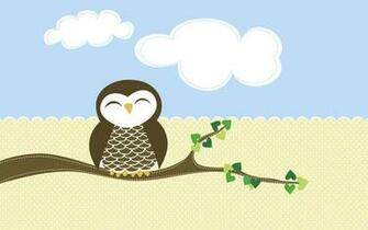 Cute Cartoon Owl Wallpaper Desktop