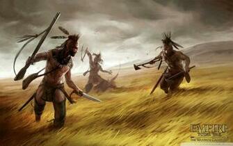 Empire Total War The Warpath Campaign Artwork Attacking Indians