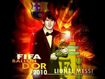 Lionel Messi Fifa Ballon D Or Barcelona Fc Wallpaper