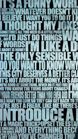 Word Background iPhone Wallpaper HD