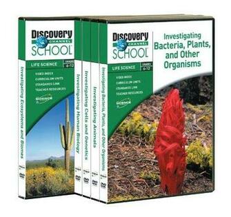 Discovery Education Life Science Investigation Dvd Library Set Of