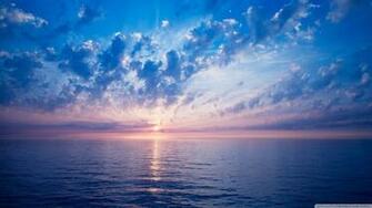 Blue Sunrise 4k HD Desktop Wallpaper For Dual Monitor