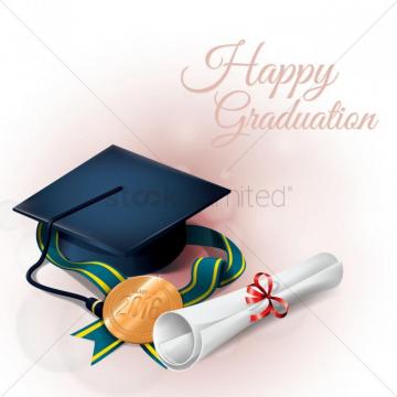 Graduation Wallpaper Vector Image Stockunlimited