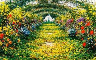 Monet In Giverny Wallpaper