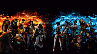 Epic Assembly Of Renowned Video Game Characters In 4k Ultra HD Gaming Experience Wallpaper