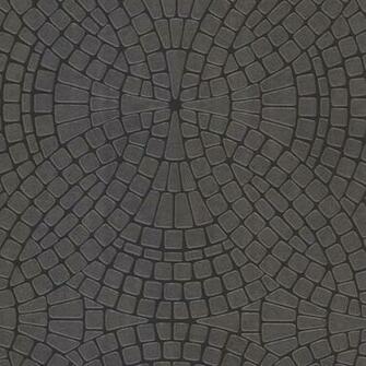 Hanley Black Mosaic Tile Modern Wallpaper By Warehouse