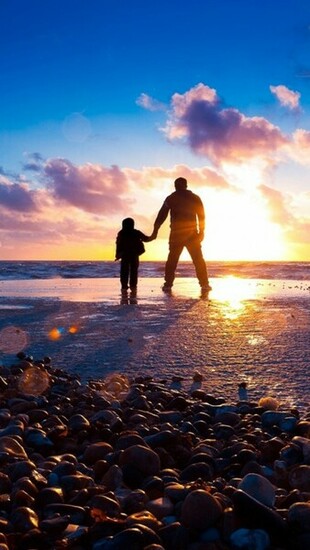Ocean Beach Sunset HD iPhone Wallpaper Part Two