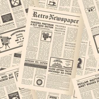 Vintage Newspaper Wallpaper