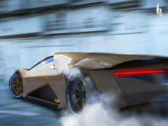 Muscle Car Burnout Wallpaper