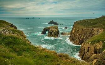 Wallpaper Cornwall England Ocean Reefs