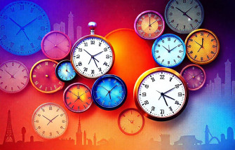 Time Zone Clock Wallpaper