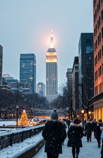 New York City Winter Wallpaper