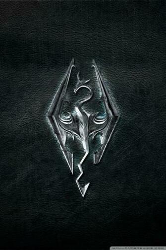 Amazing Skyrim Logo Wallpaper By Chevfox Dglz HD Desktop