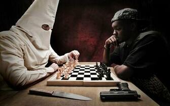 Black People Chess Knives Handguns Objects Ku Klux Klan Wallpaper