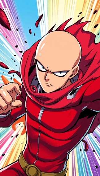 One Punch Man Phone Wallpaper