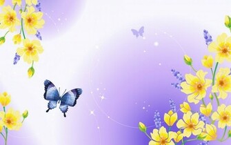 Spring Flowers Wallpaper Which Is Under The