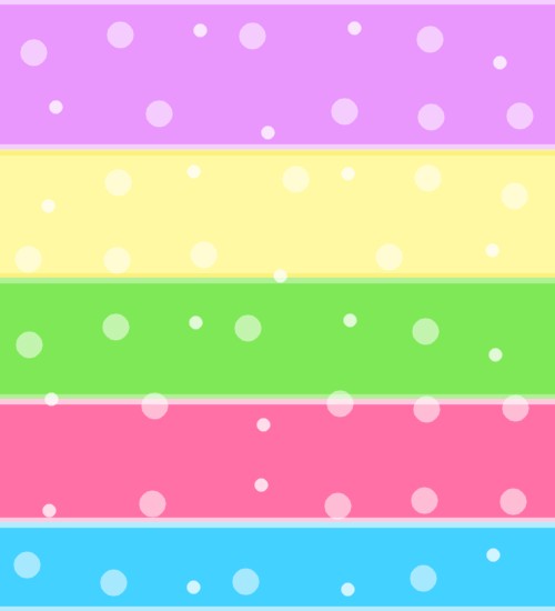 Colorful Bubble Stripes Background Horizontal With
