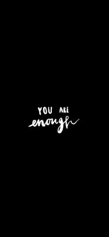 Black Wallpaper Boss Up Quotes You Are Enough Quote