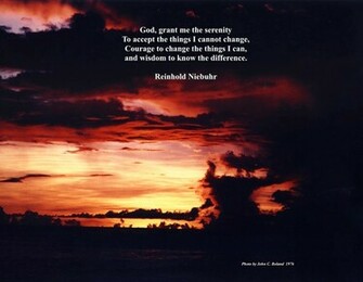 Serenity Prayer Background