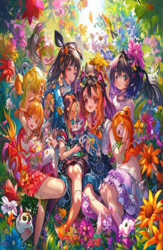 Cute Anime Girls HD Wallpaper