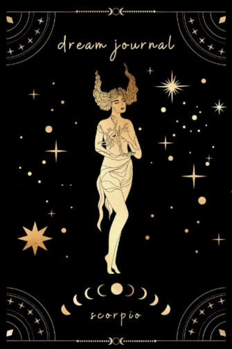 Scorpio Goddess Dream Journal Notebook Diary For Recording