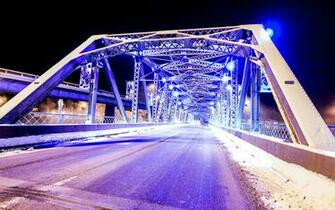 Purple Winter Snow Seasons Wallpaper