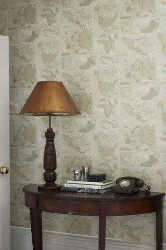 Globetrotter By Albany Neutral Wallpaper Direct