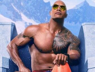 Baywatch Dwayne Johnson Wallpaper HD