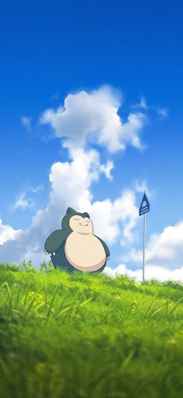Snorlax Crossing R iPhonewallpaper
