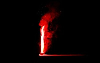 Wallpaper Fire Red And Black
