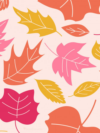 November Fall Leaves Calendar Wallpaper Sarah Hearts