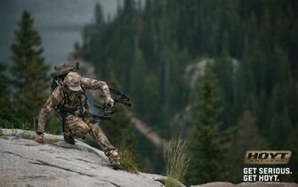 Get Serious Hoyt Bowhunting Wallpaper