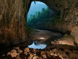 Water Flow Nature Wallpaper HD Huge Cave Hand High Res Widescreen