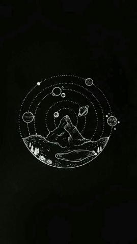 Penumbra On Art Inspo Black Wallpaper iPhone