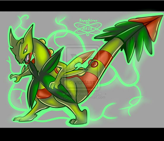 Mega Sceptile Dragon Pride By Isapphirus