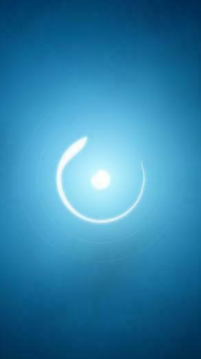 Light On Blue Background Surface Rt Wallpaper