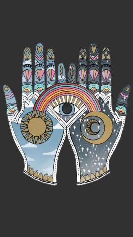 Brookepaigemt Art Collage Wall Hippie Psychedelic