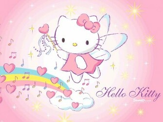 Wallpaper Hello Kitty