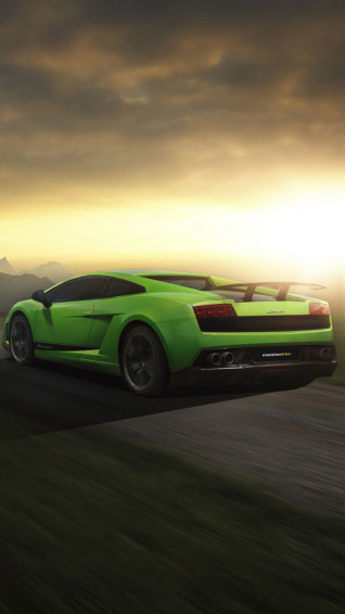Lamborghini Gallardo Superleggera Phone Wallpaper