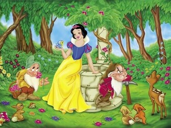 Snow White Wallpaper And The Seven Dwarfs