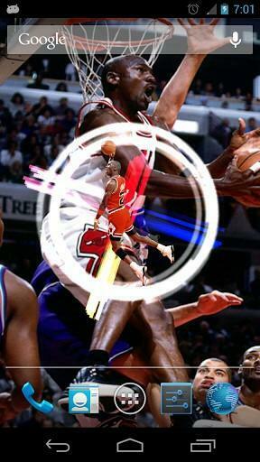 Bigger Michael Jordan Live Wallpaper For Android Screenshot