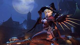 Halloween Mercy Wallpaper Overwatch