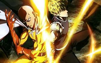 Man Genos Saitama Fanart Anime Manga Heroes Villains